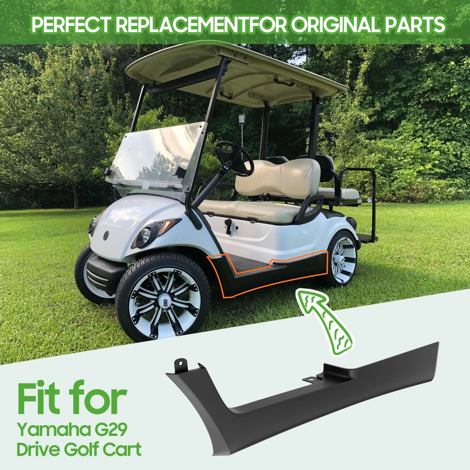 10L0L Rocker Kick Panel Set for Yamaha G29 Drive image 3