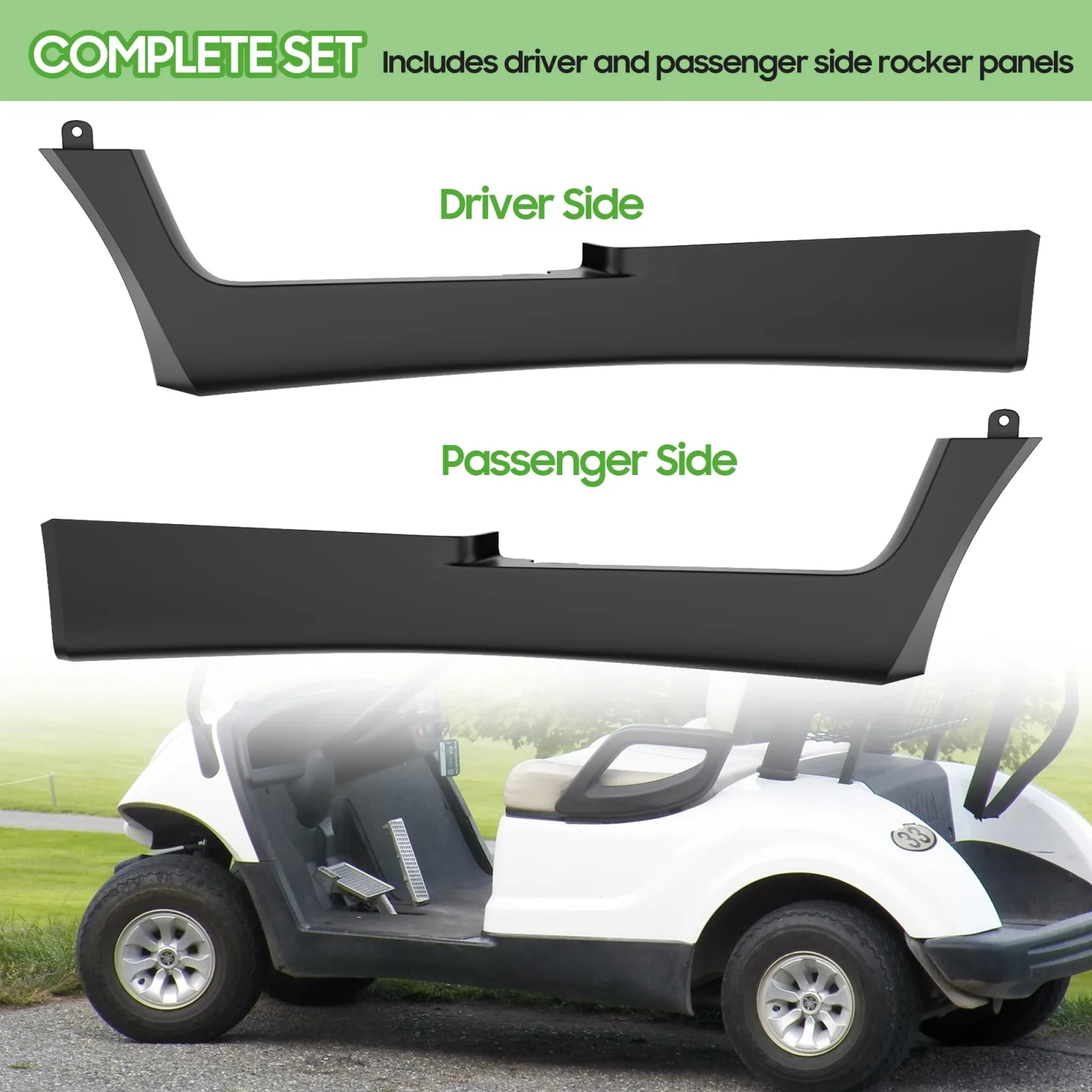 10L0L Rocker Kick Panel Set for Yamaha G29 Drive image 4