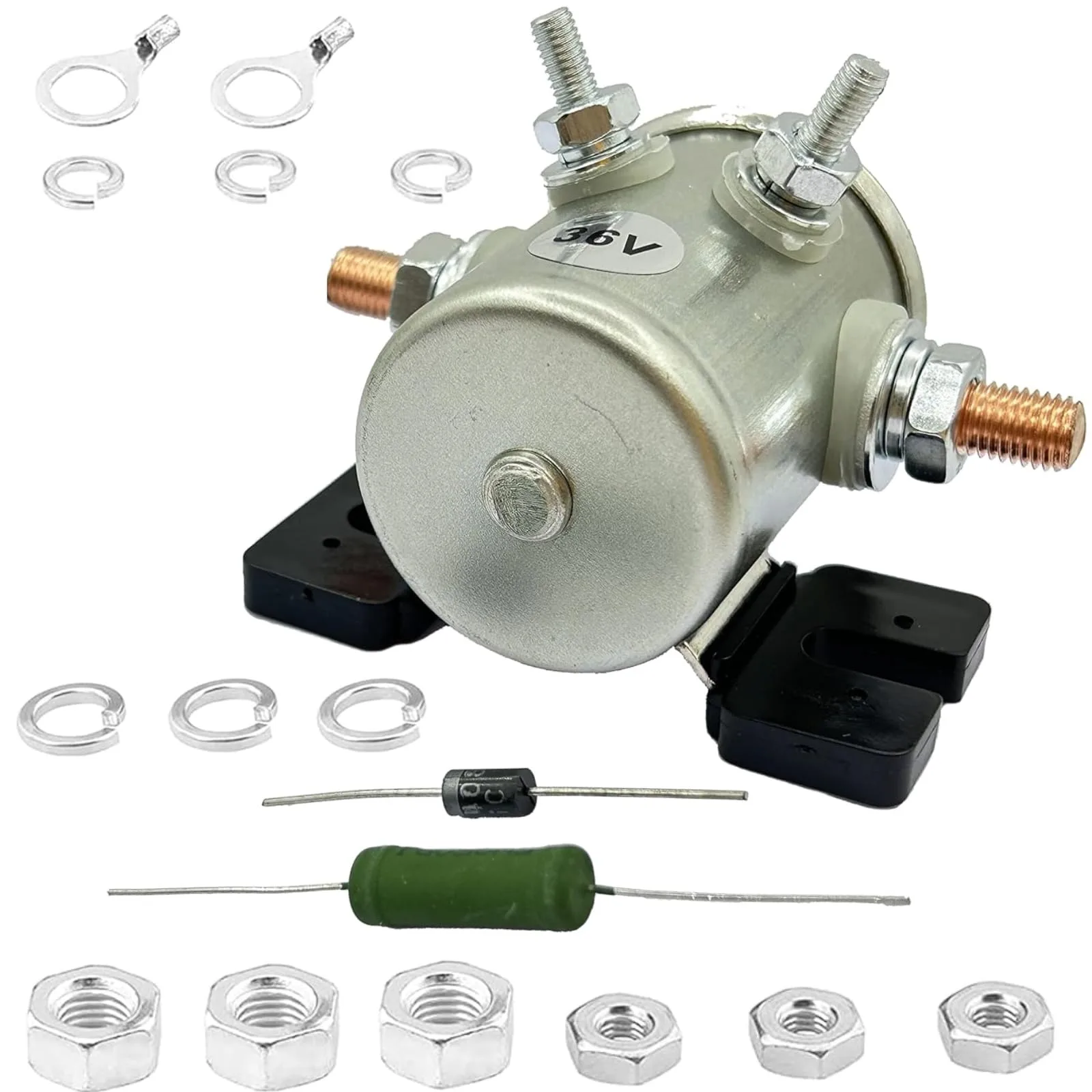 CAFEZAYO 36V Solenoid Relay for E-Z-G-O TXT Marathon