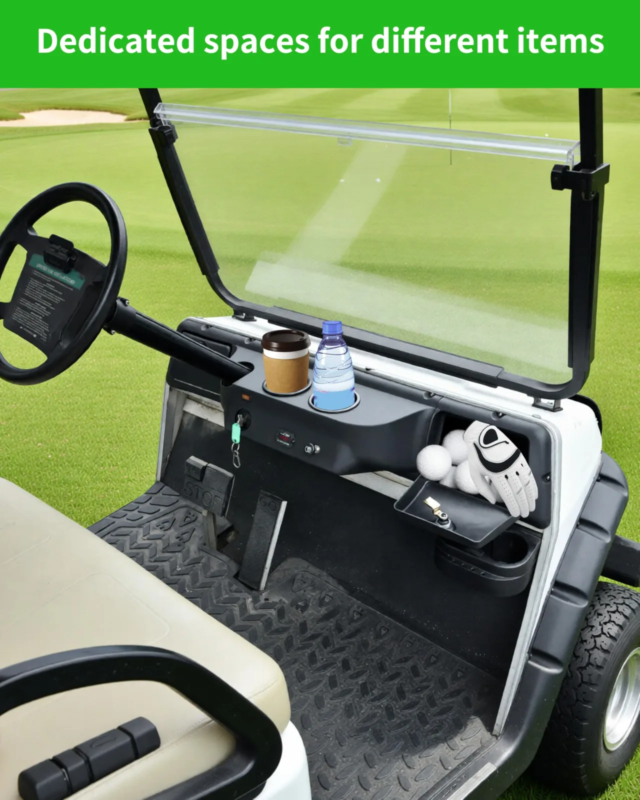 KEWISAUTO Dashboard Cover for Club Car DS 1982+ image 2