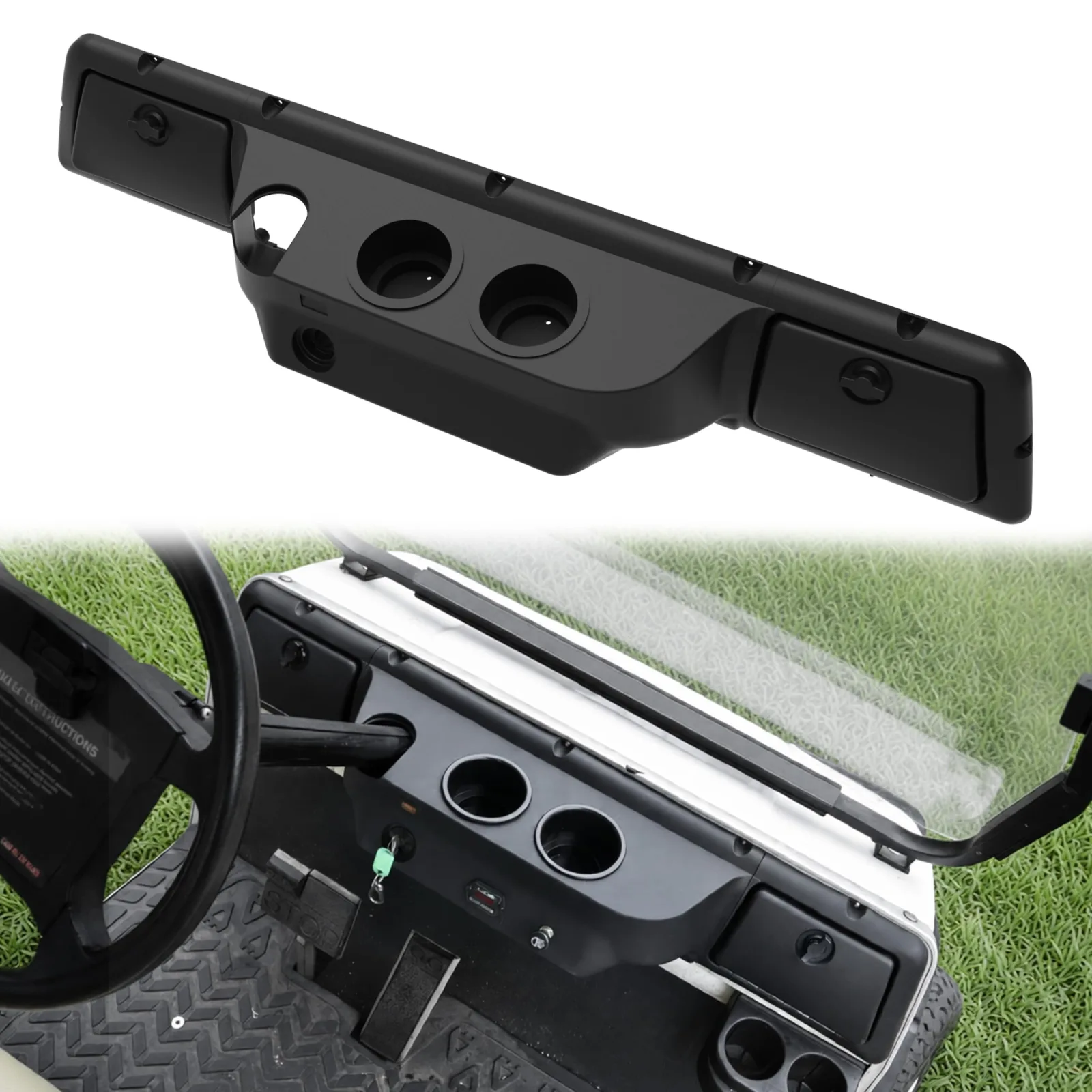 KEWISAUTO Dashboard Cover for Club Car DS 1982+