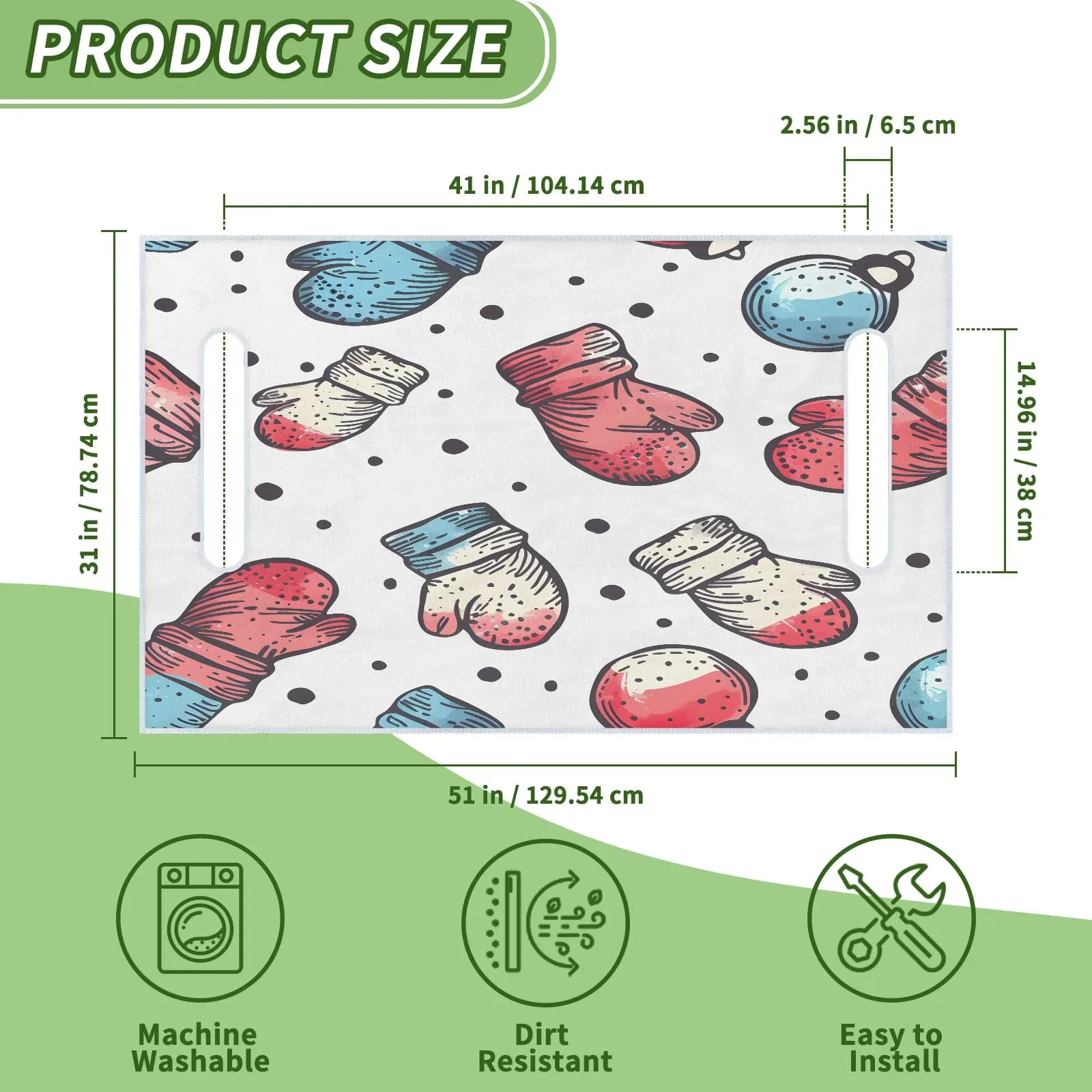 Tiveruda Golf Cart Seat Cover for Double Seats, 51 x 31 in image 2