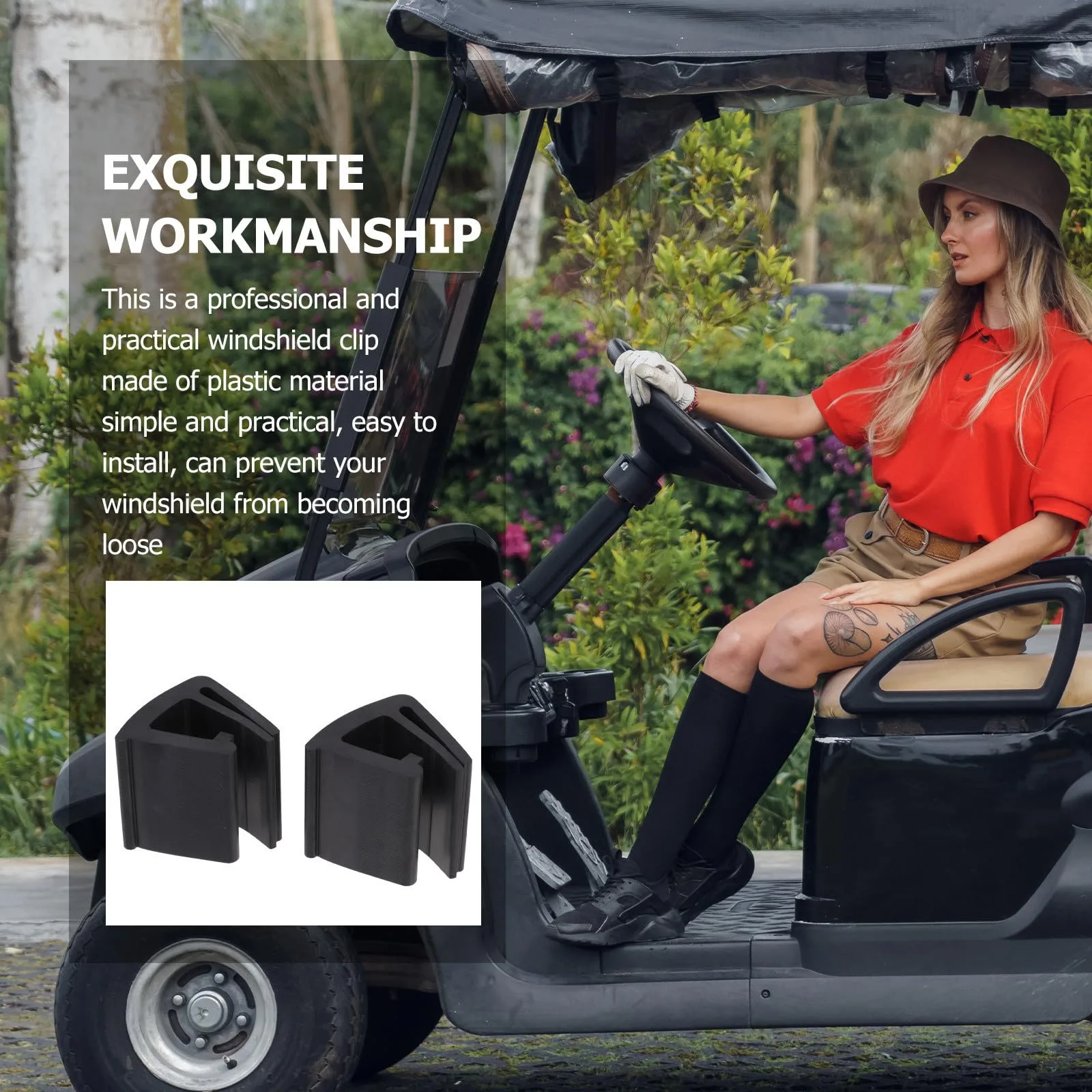 HOODANCOS Golf Cart Windshield Fixing Clips image 4