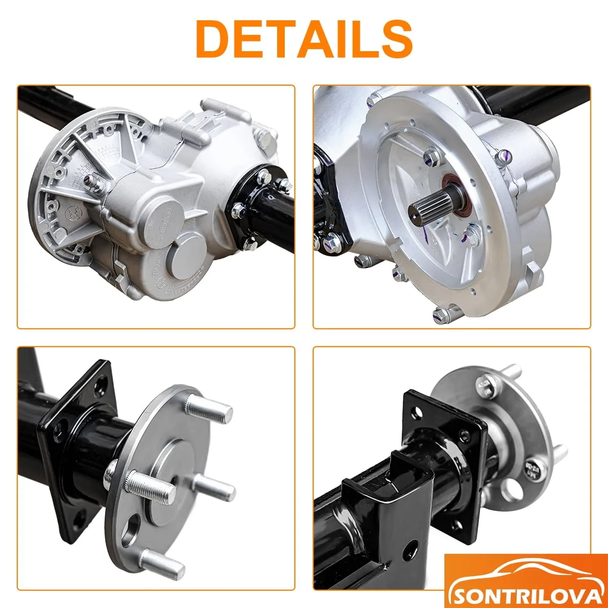 Sontrilova Axle Assembly 630901 / 10029349 for E-Z-GO & Cushman image 4