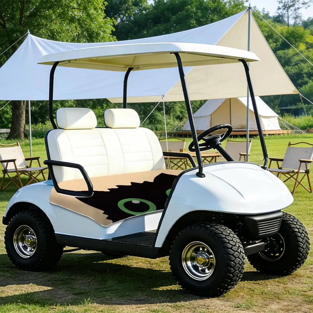 TNKBREEZE Black Cat Golf Cart Seat Cover 51 x 31 in image 4