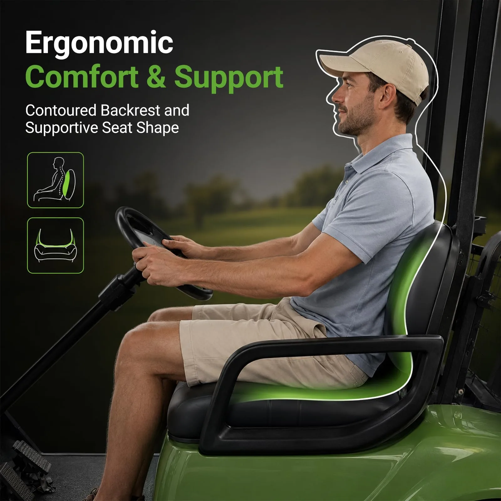 ProCartFit Front Seat Set for Yamaha G29 Drive 2007-2016 image 3