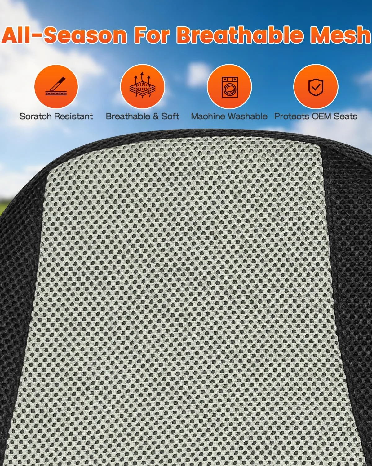 SANXIACAR Seat Covers for Club Car Tempo Front & Rear image 4