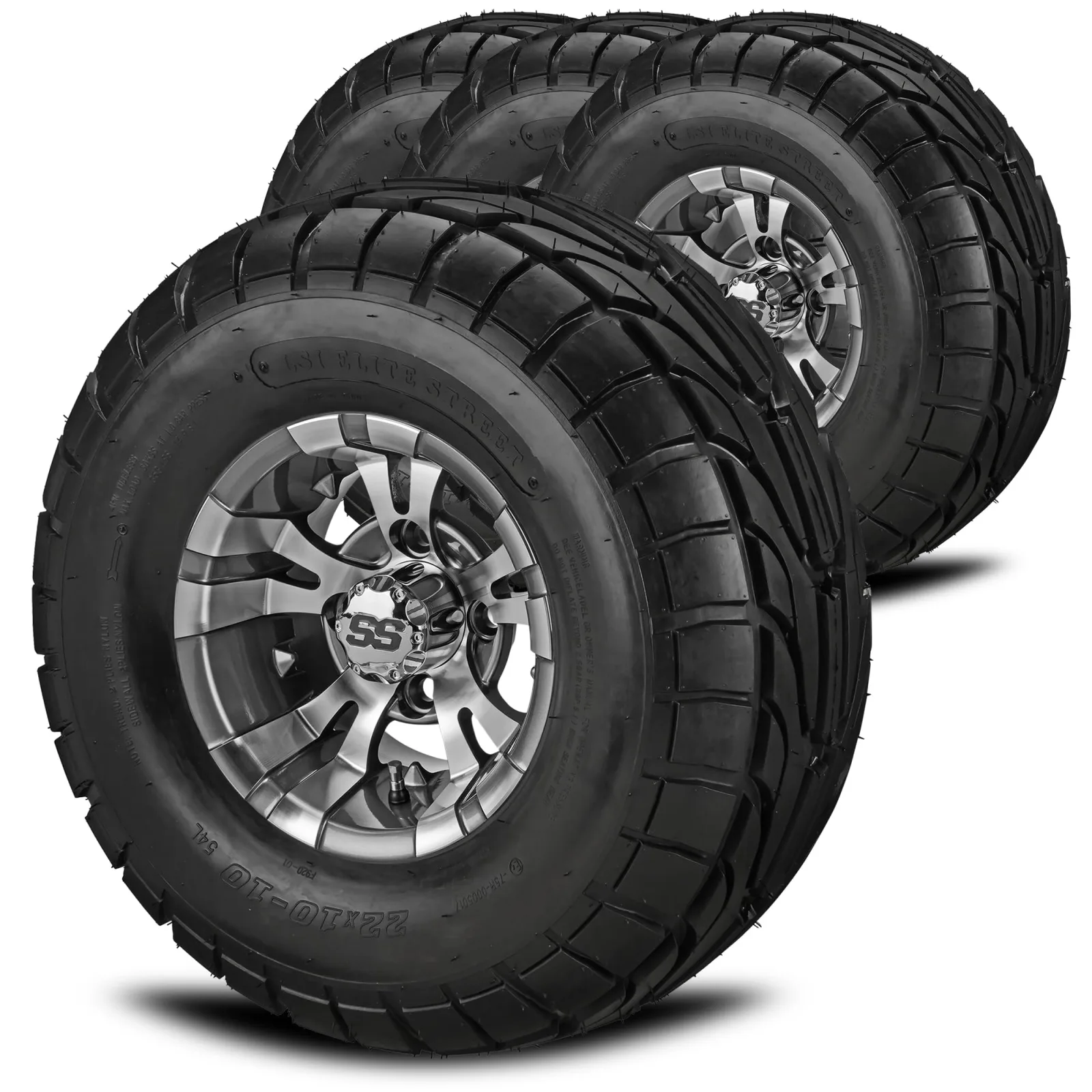 RM Cart Warlock 10-Inch Wheel and Tire Assembly
