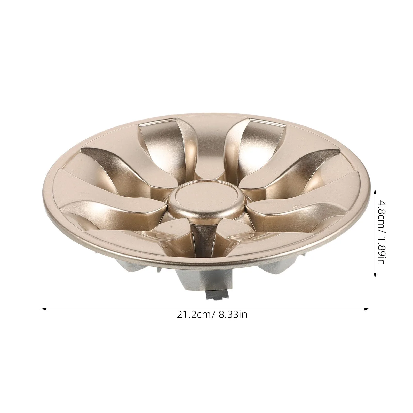 Toddmomy Gold Golf Cart Wheel Hub Caps 7U729D46QM image 2
