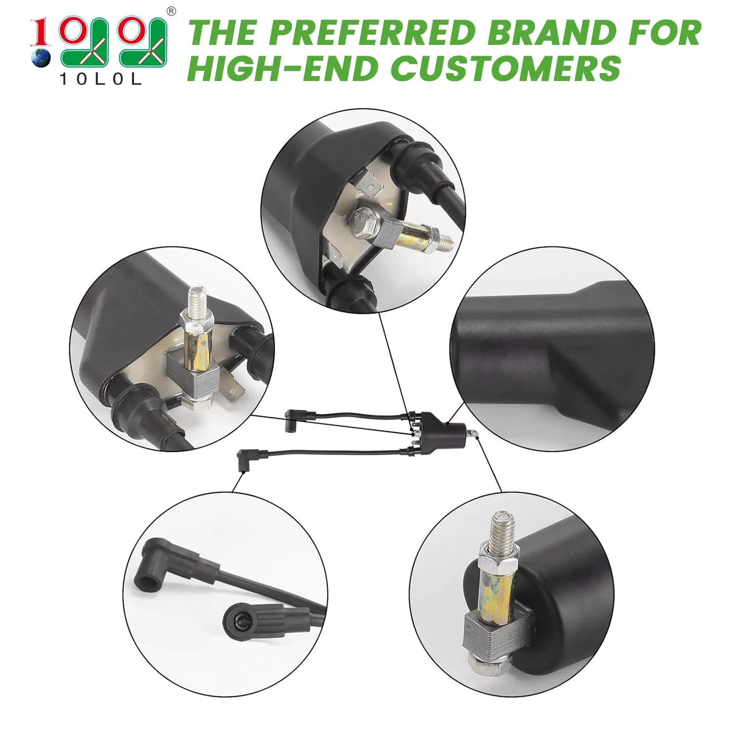 10L0L F76-B20 Ignition Coil for EZGO Golf Carts image 2