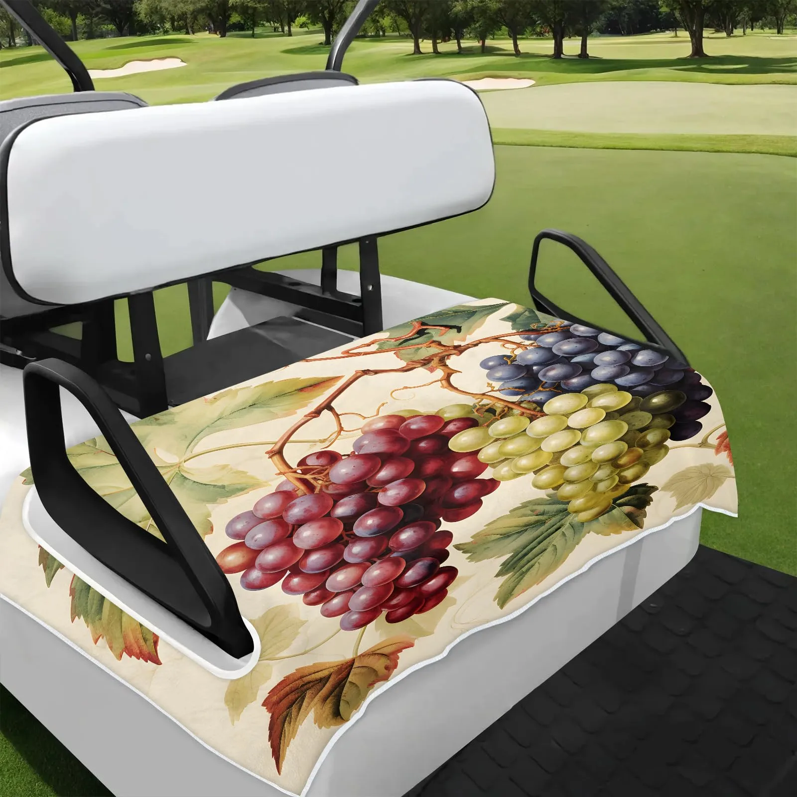 Tiveruda Golf Cart Seat Cover for Double Seats, 51 x 31 in