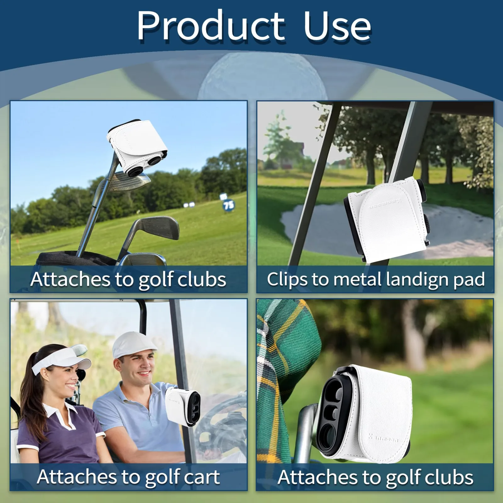 Kanmoon Magnetic Rangefinder Strap Holder for Golf Carts image 3
