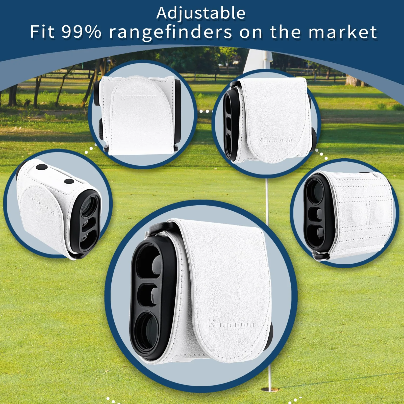 Kanmoon Magnetic Rangefinder Strap Holder for Golf Carts image 4