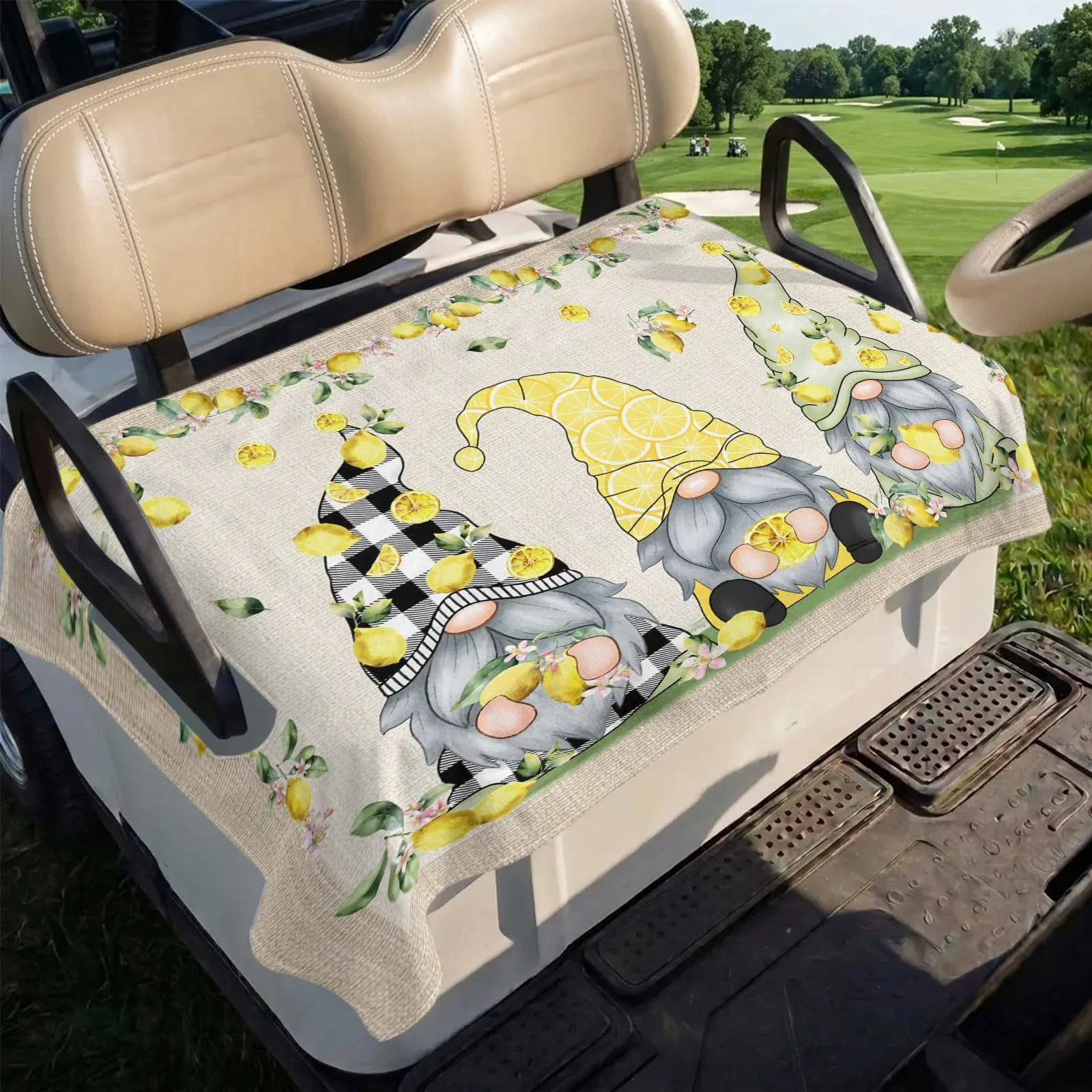 Trosturdspn Golf Cart Seat Towel Cover, 51 x 31 in image 4