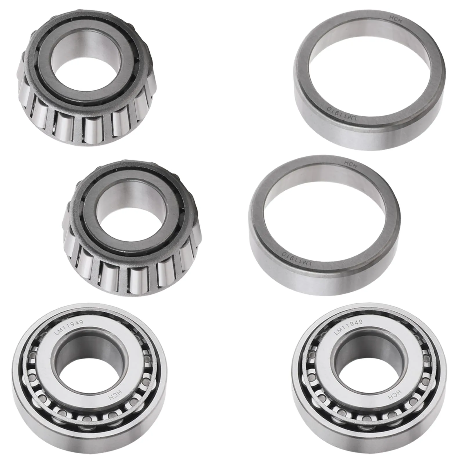 Roykaw Front Wheel Bearing & Seal Kit for Club Car DS/Carryall G-0260N image 2