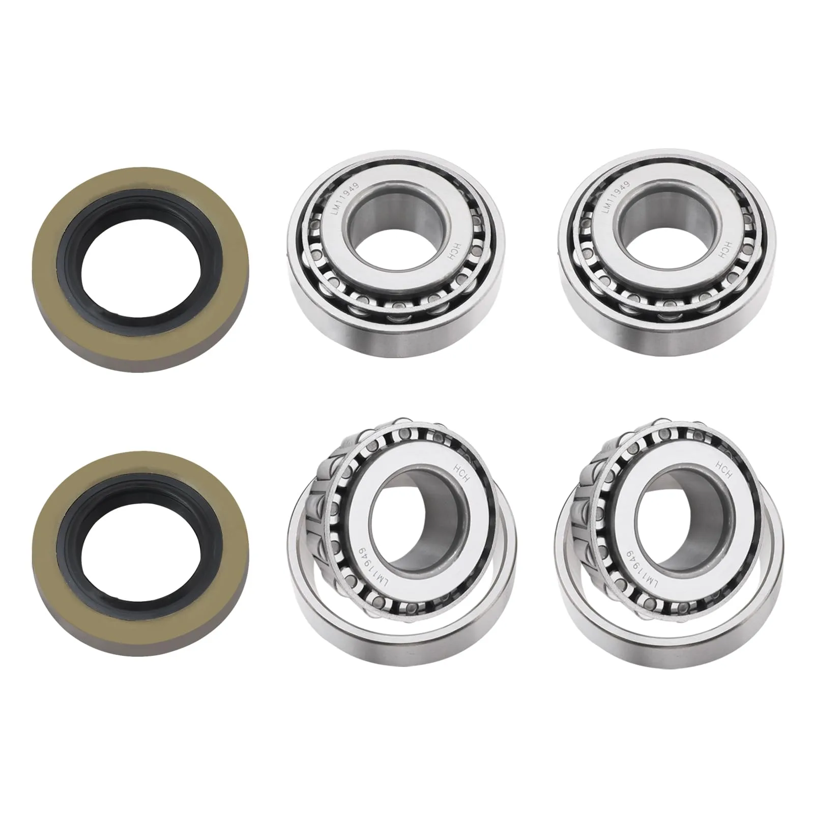 Roykaw Front Wheel Bearing & Seal Kit for Club Car DS/Carryall G-0260N image 4