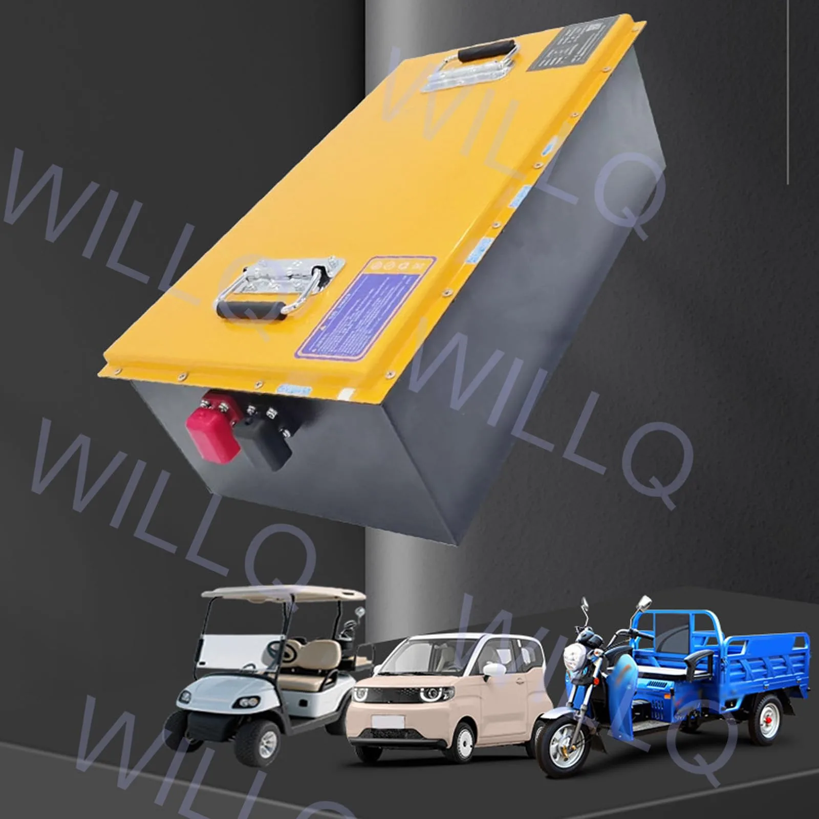 WILLQR 60V 42Ah LiFePO4 Golf Cart Battery image 3