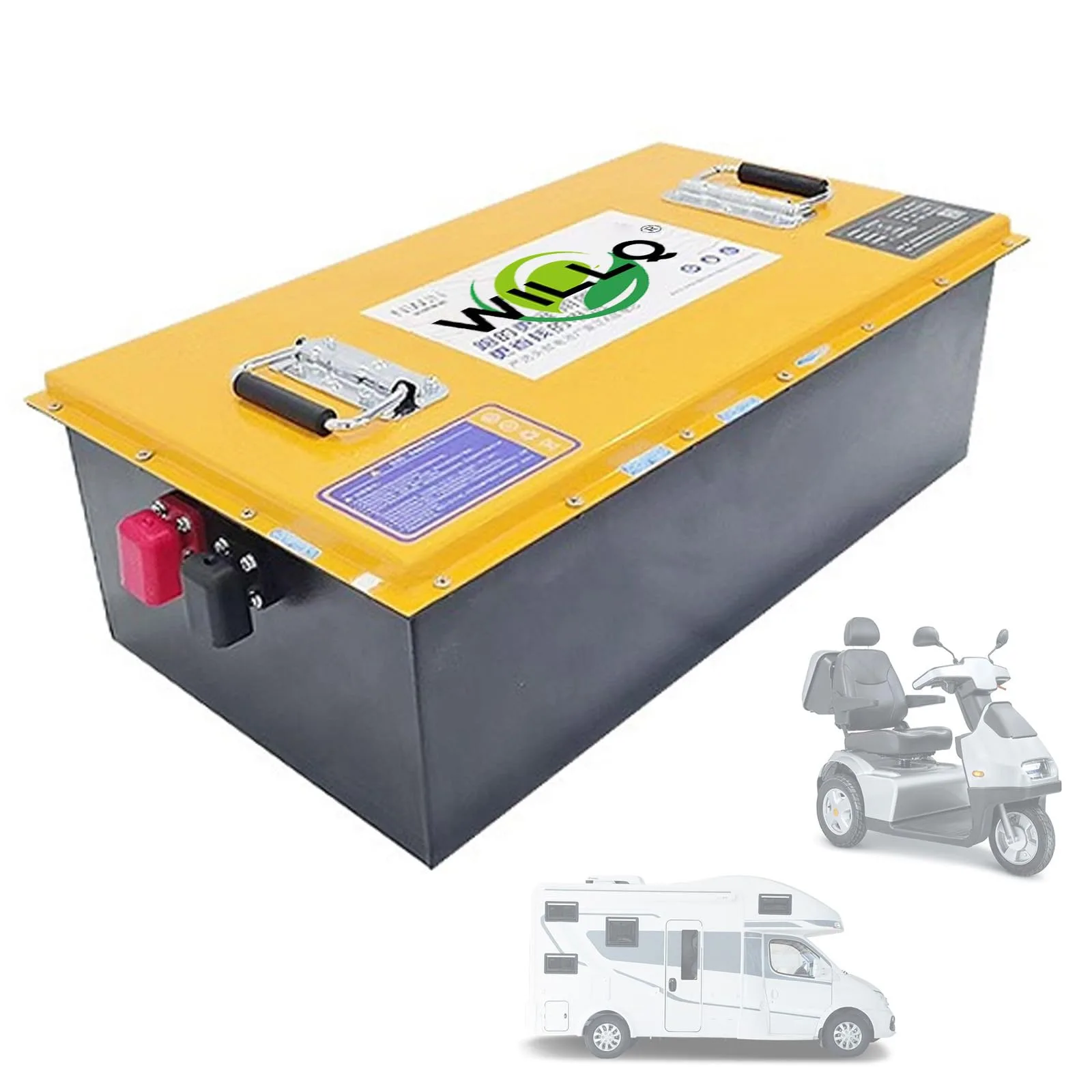 WILLQR 60V 42Ah LiFePO4 Golf Cart Battery