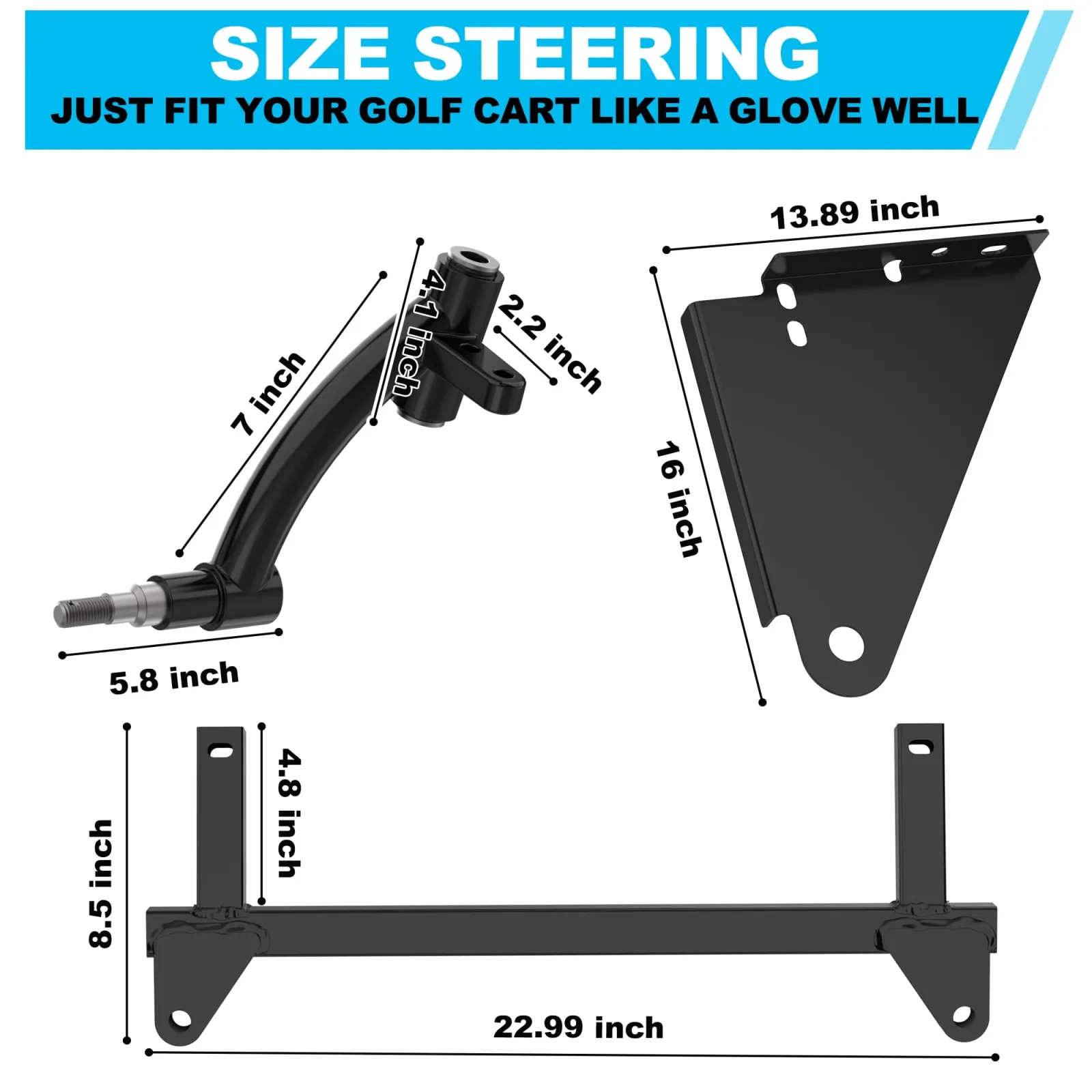 10L0L 6-Inch Lift Kit for Yamaha G29, Drive & Drive2 image 4
