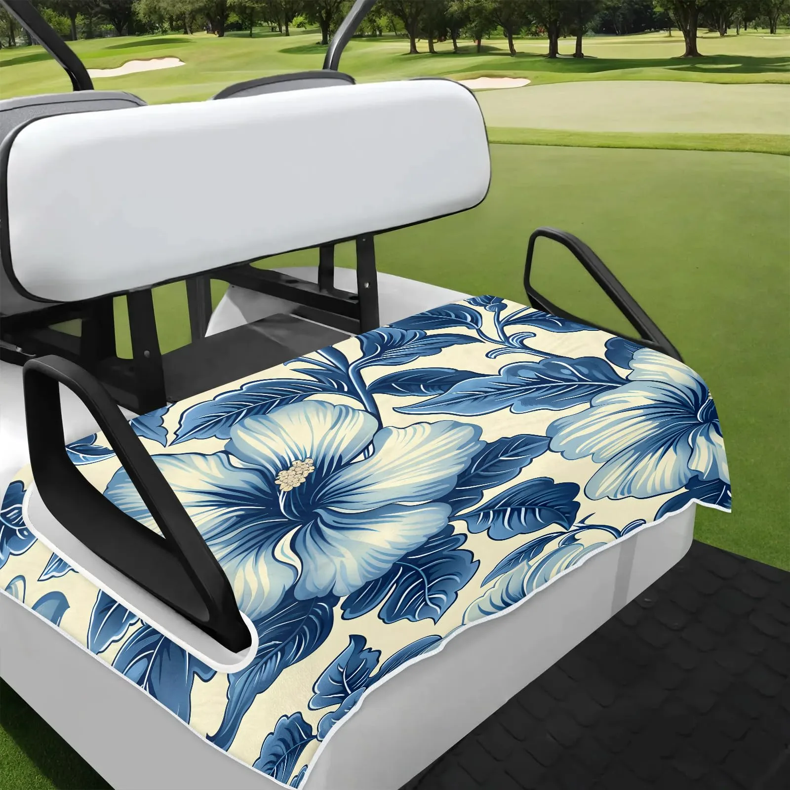 Tiveruda Golf Cart Seat Cover for Double Seats, 51 x 31 in