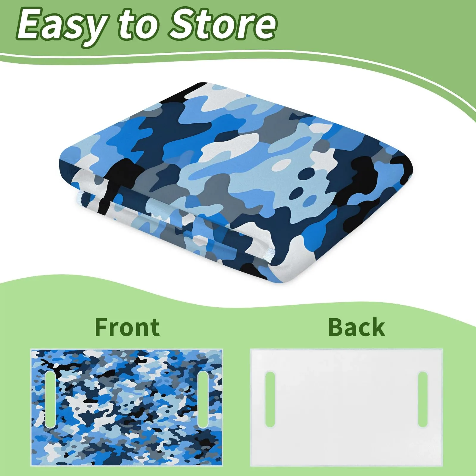 Tiveruda Camouflage Golf Cart Seat Cover for Double Seats image 4