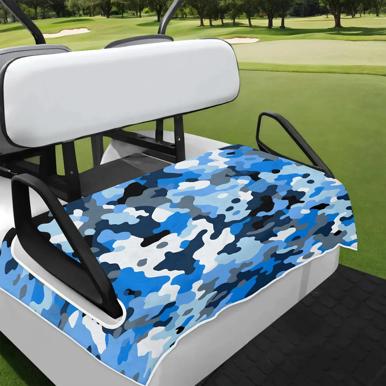 Tiveruda Camouflage Golf Cart Seat Cover for Double Seats