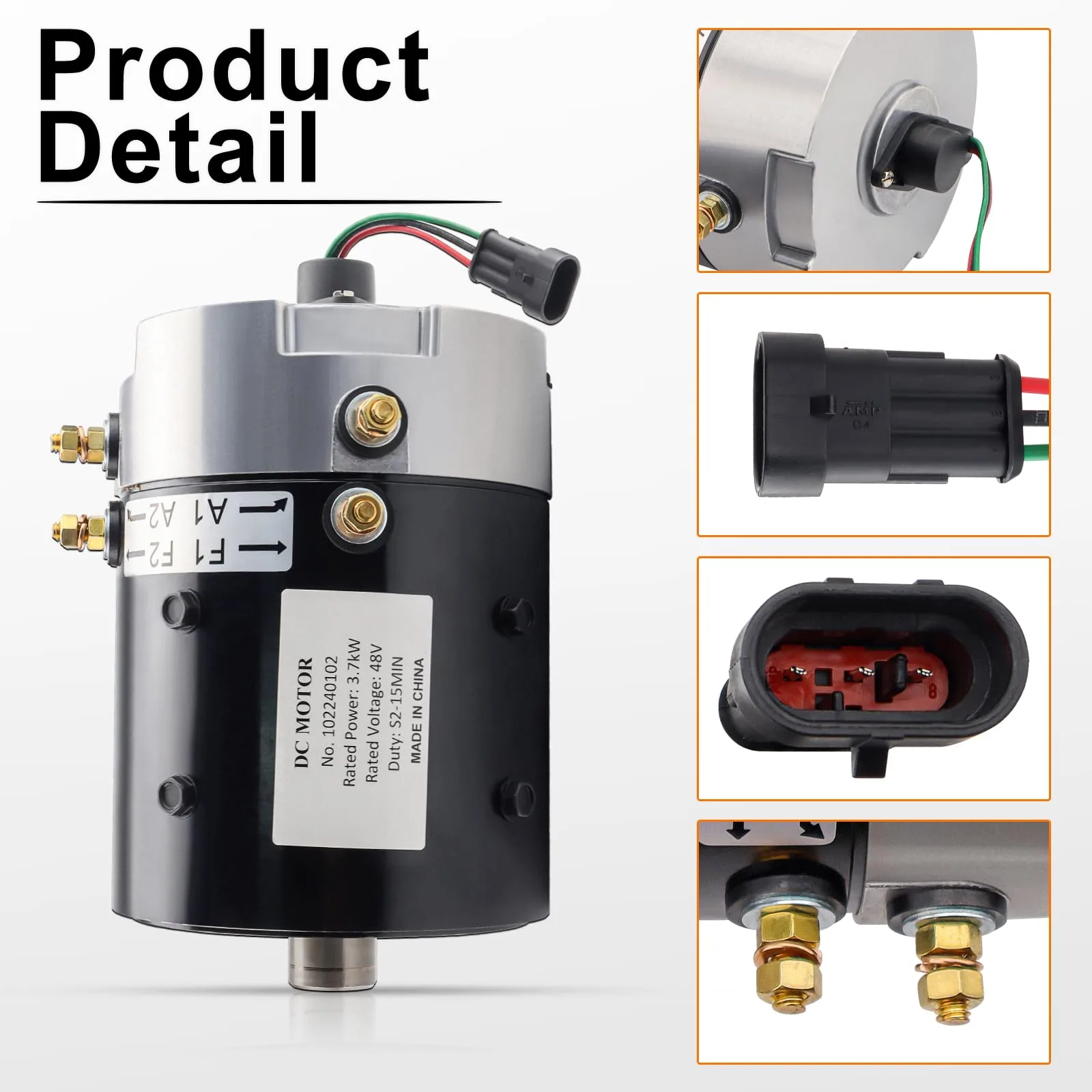 PARTAYOZAS 48V Electric Motor for Club Car Golf Cart image 3