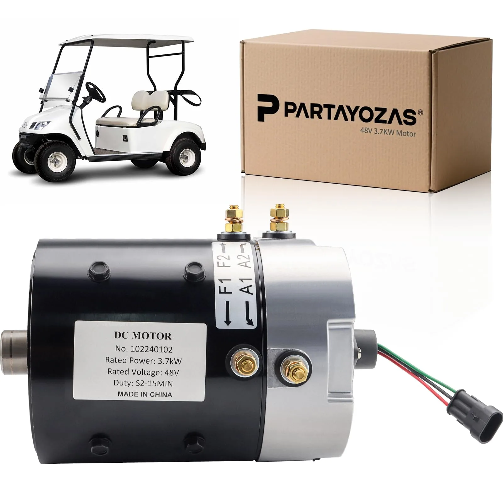 PARTAYOZAS 48V Electric Motor for Club Car Golf Cart