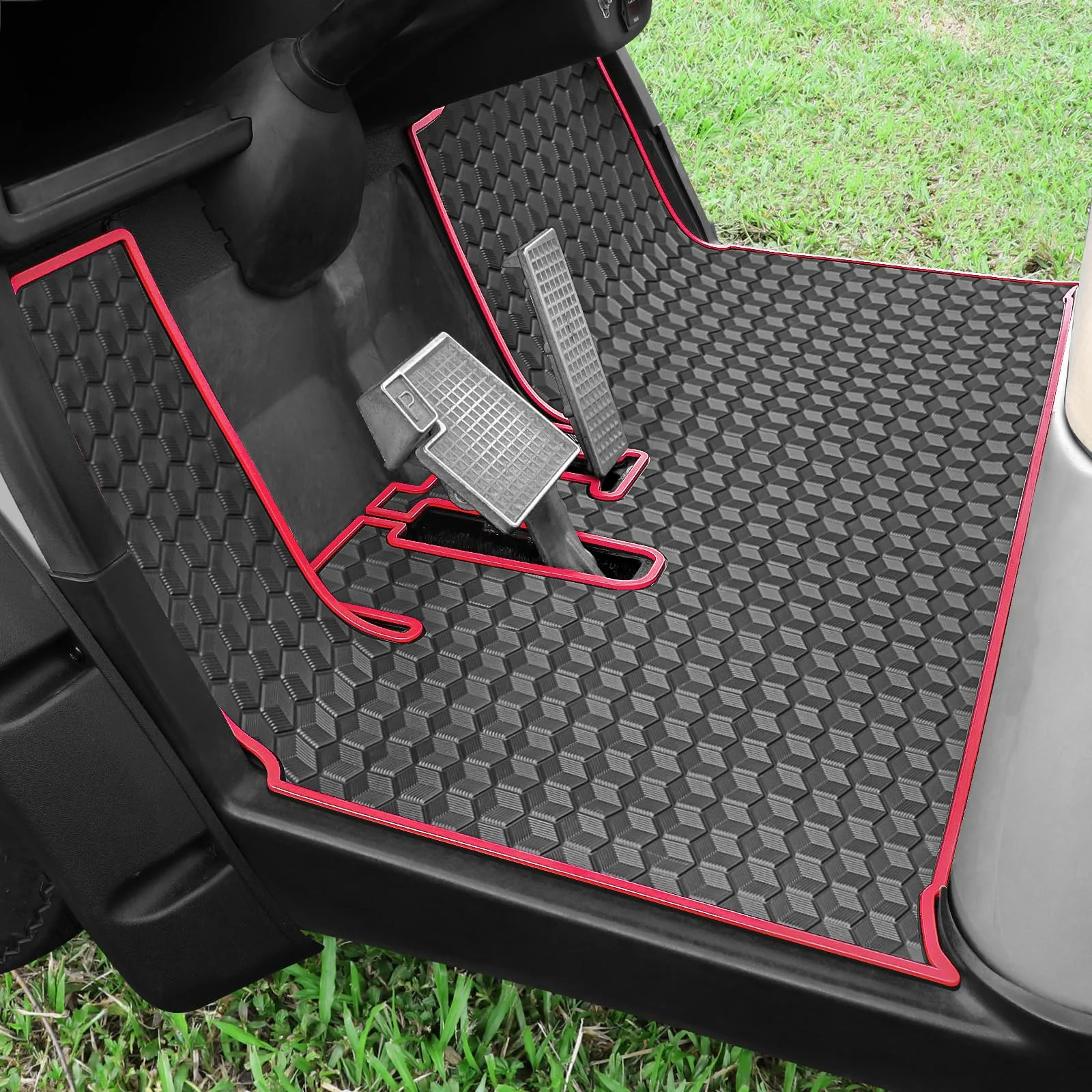 iLSKW Red Rubber Floor Mat for Yamaha G29 and Drive Gen1