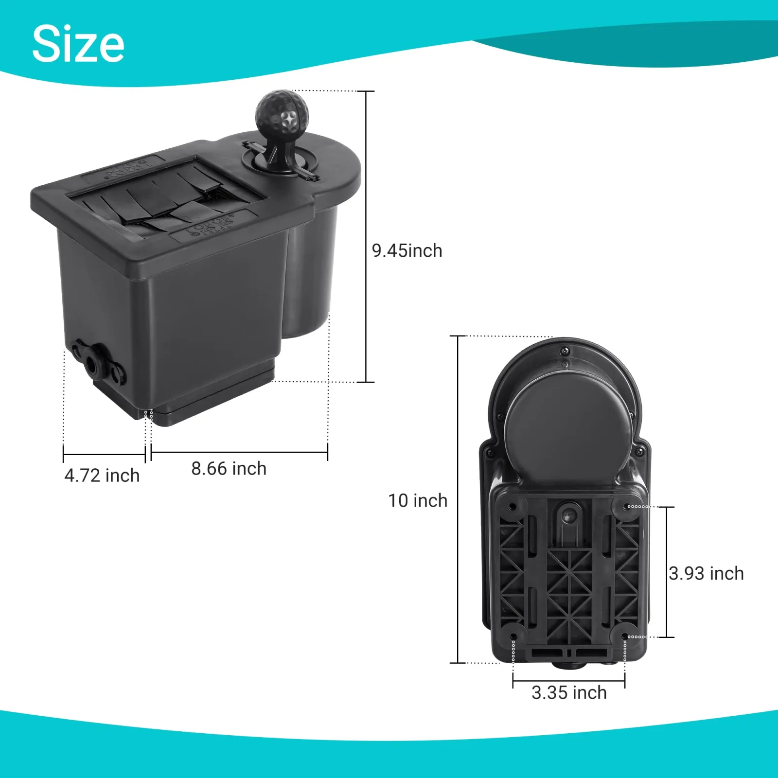 10L0L Y65-B Golf Cart Ball Washer Mounting Base image 4