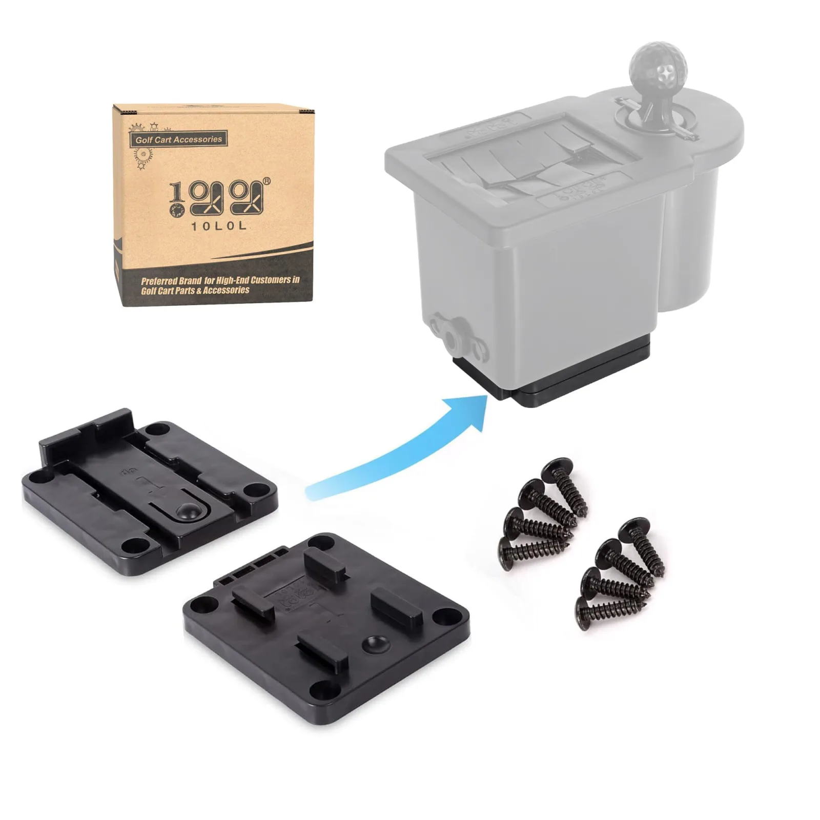 10L0L Y65-B Golf Cart Ball Washer Mounting Base
