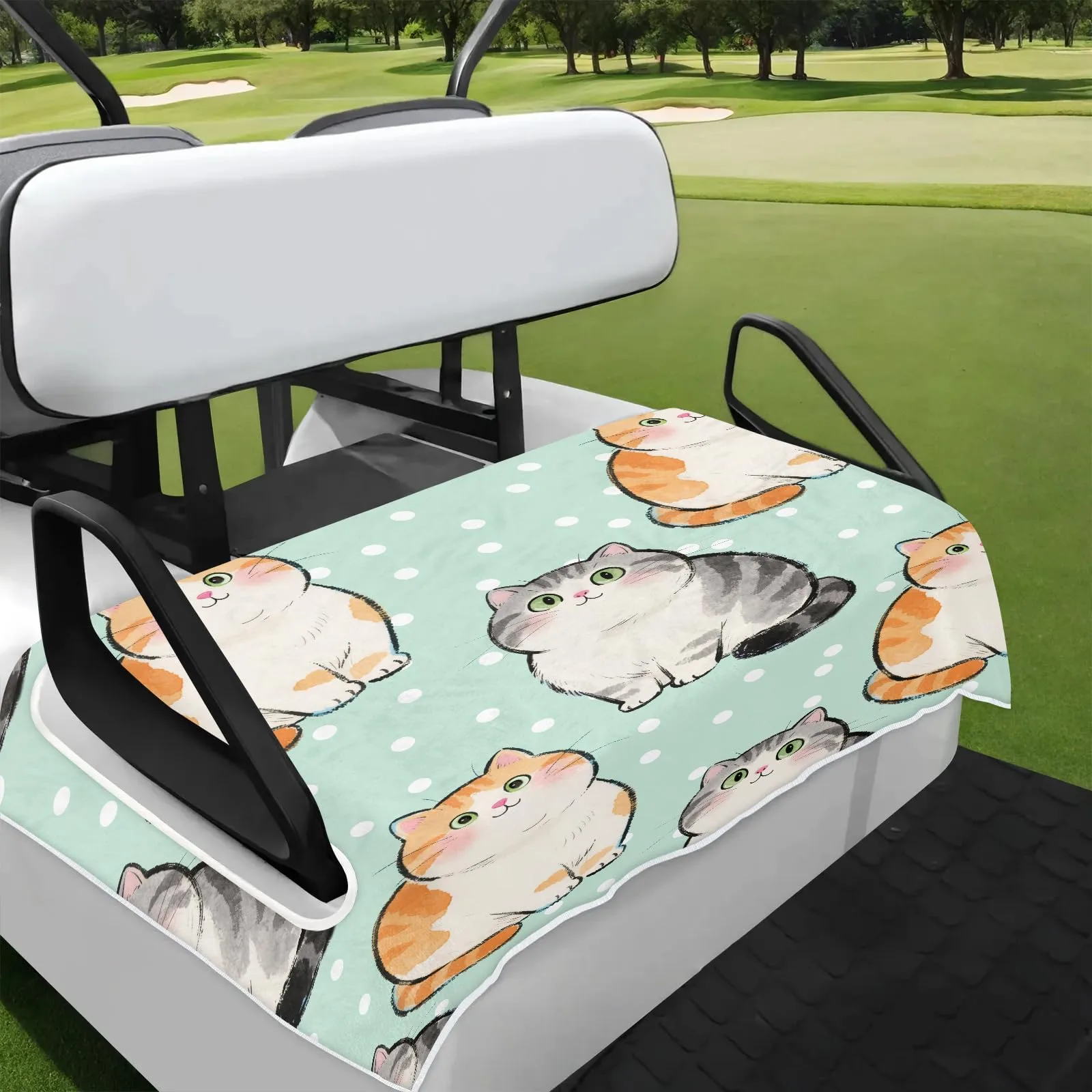 Tiveruda Golf Cart Seat Cover Blanket 51 x 31 in