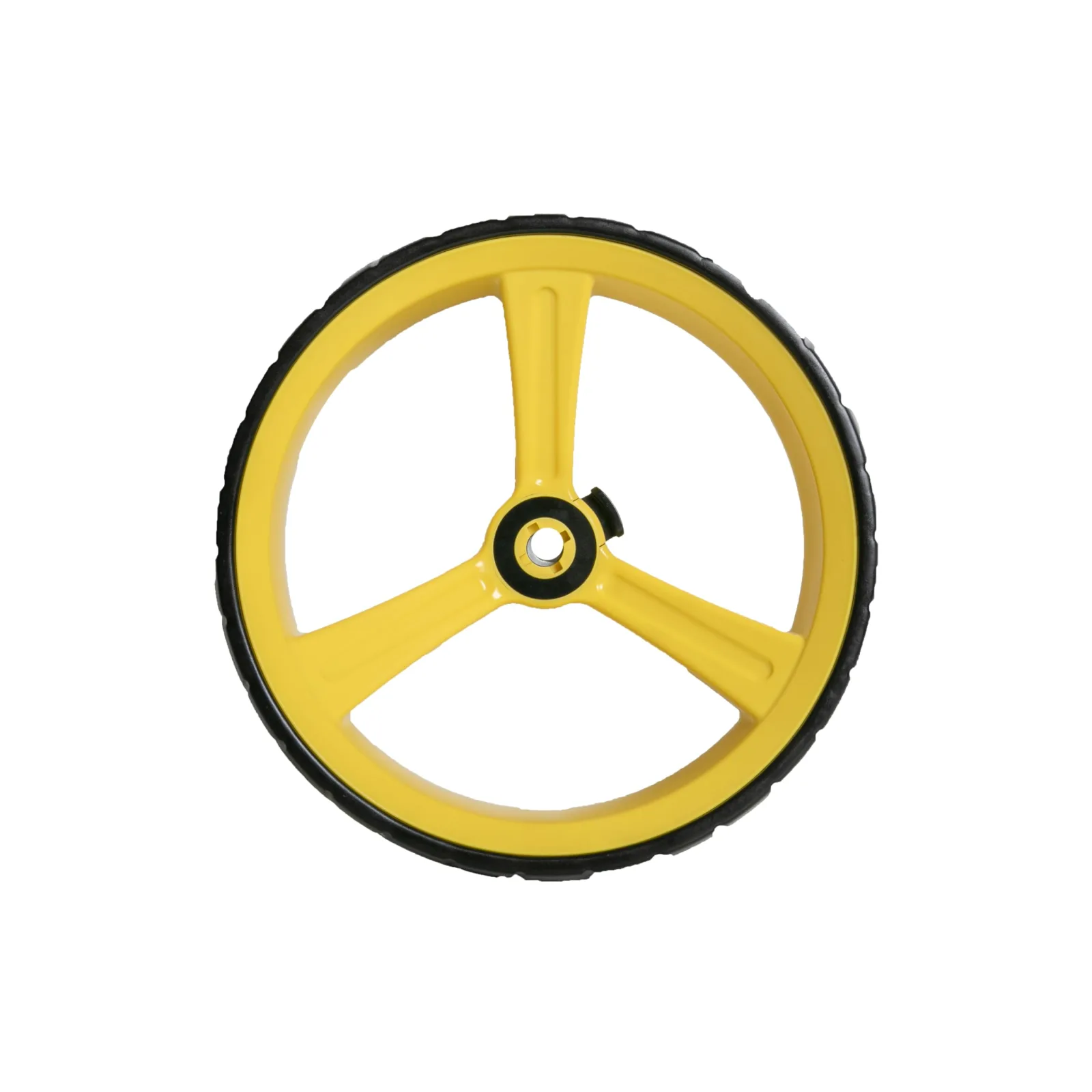 MGI Zip X1 Left Rear Wheel — Black/Yellow (15mm Axle, 2019+)