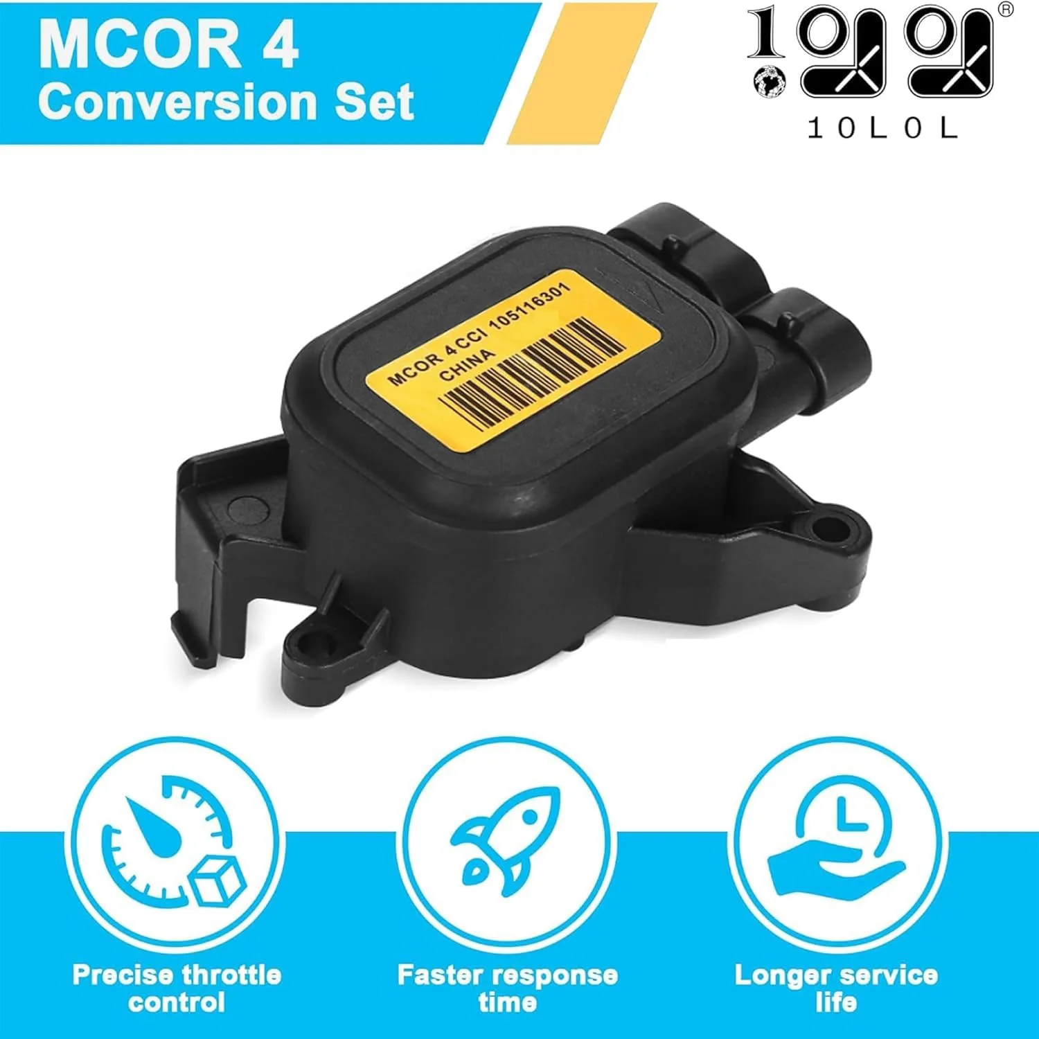 MCOR 4 Throttle Potentiometer for 48V Club Car Golf Carts image 3