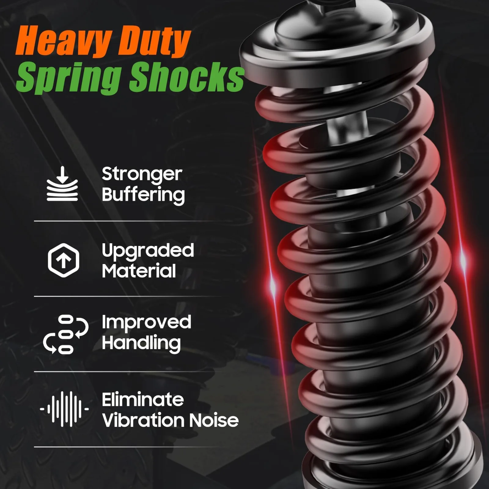 10L0L Rear Shocks for Yamaha Drive 2 Quietech EFI image 4
