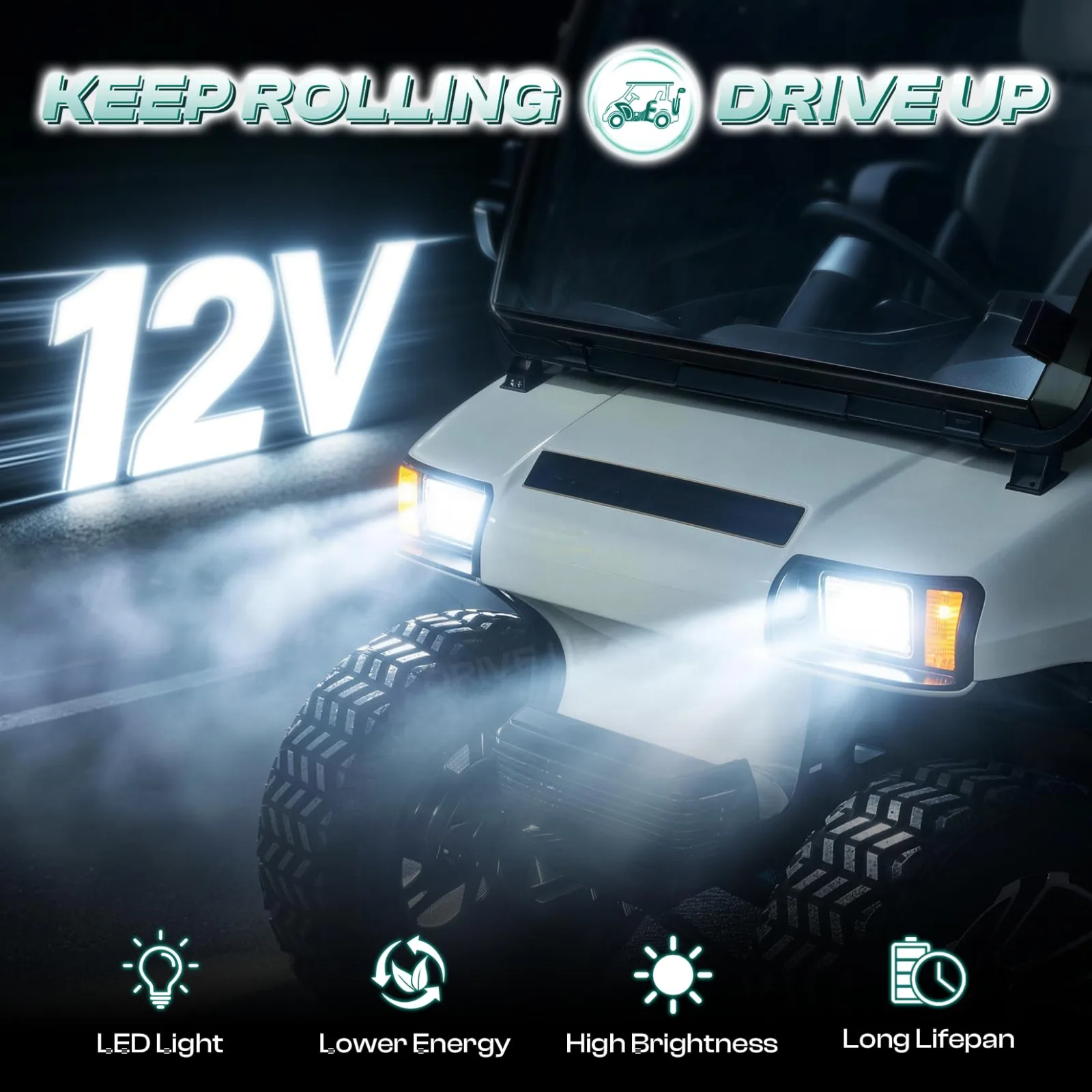 DRIVE UP LED Light Kit for Club Car DS 1993-Up image 2