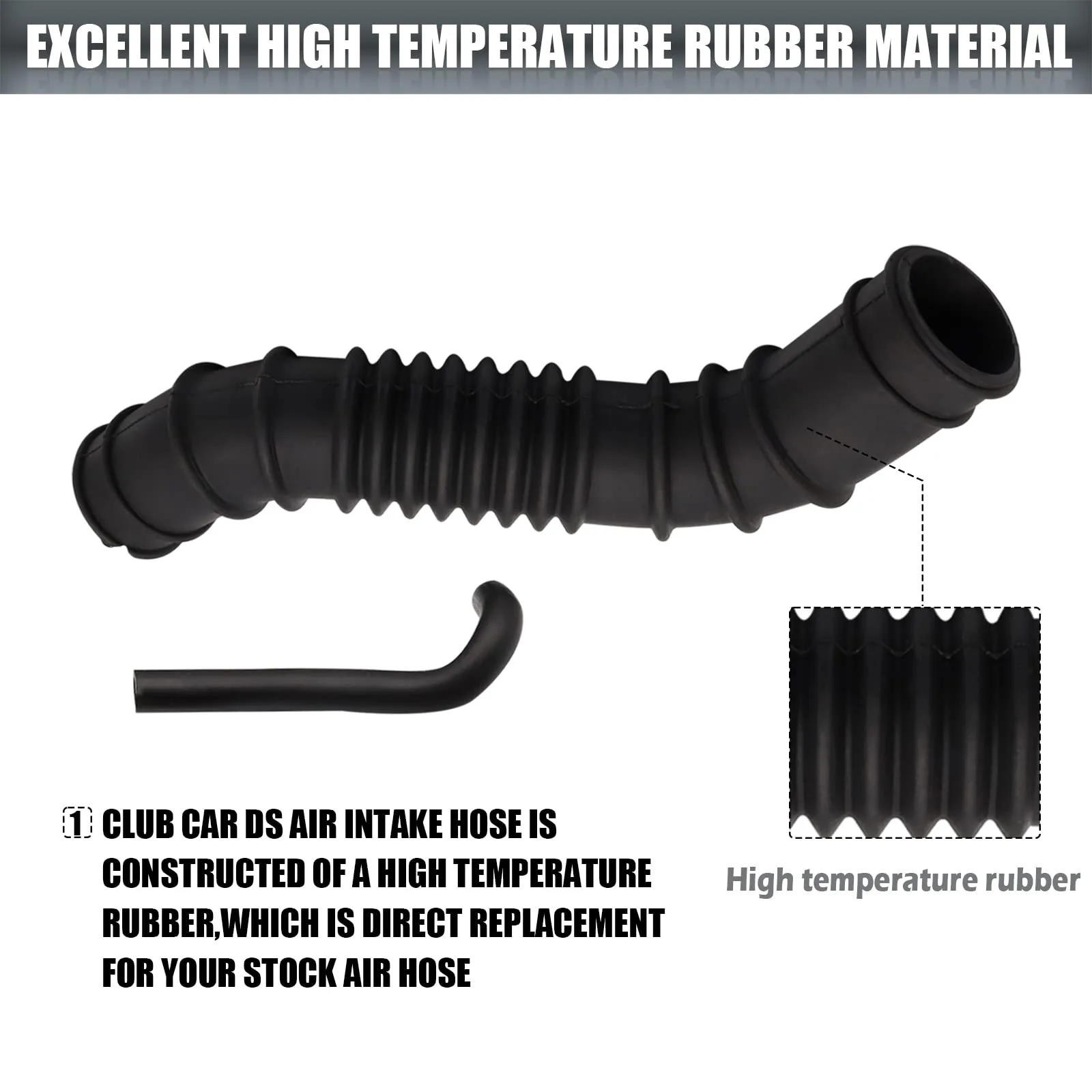 CartClan Air Intake Hose Set for Club Car DS Gas 1998+ image 2