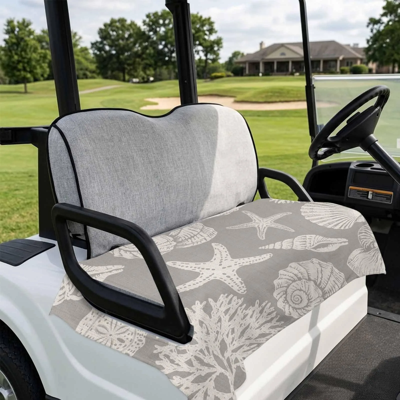 DecorLovee Golf Cart Seat Cover for 2-Seater Carts image 4