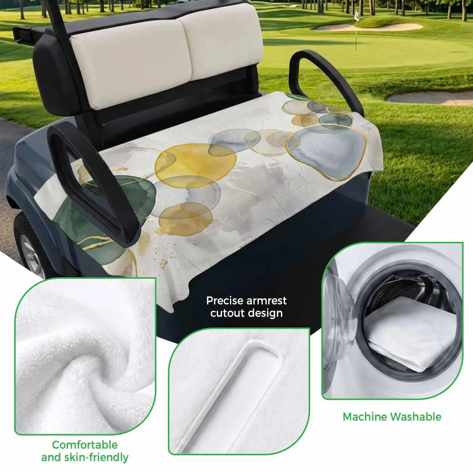 Trosturdspn Golf Cart Seat Towel Blanket 51 x 31 in image 3