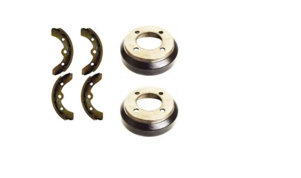 3G K1468 Rear Brake Shoes & Drums for Club Car Precedent