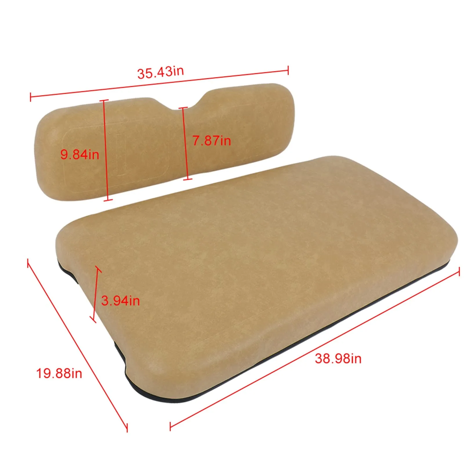 ILVGOLF Front Seat Cushion Set for E-Z-GO TXT 1994-2013 image 3