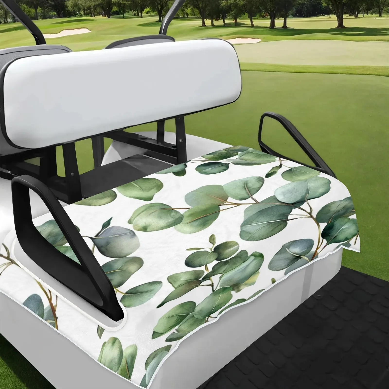 Tiveruda Eucalyptus Golf Cart Seat Cover for Double Seats