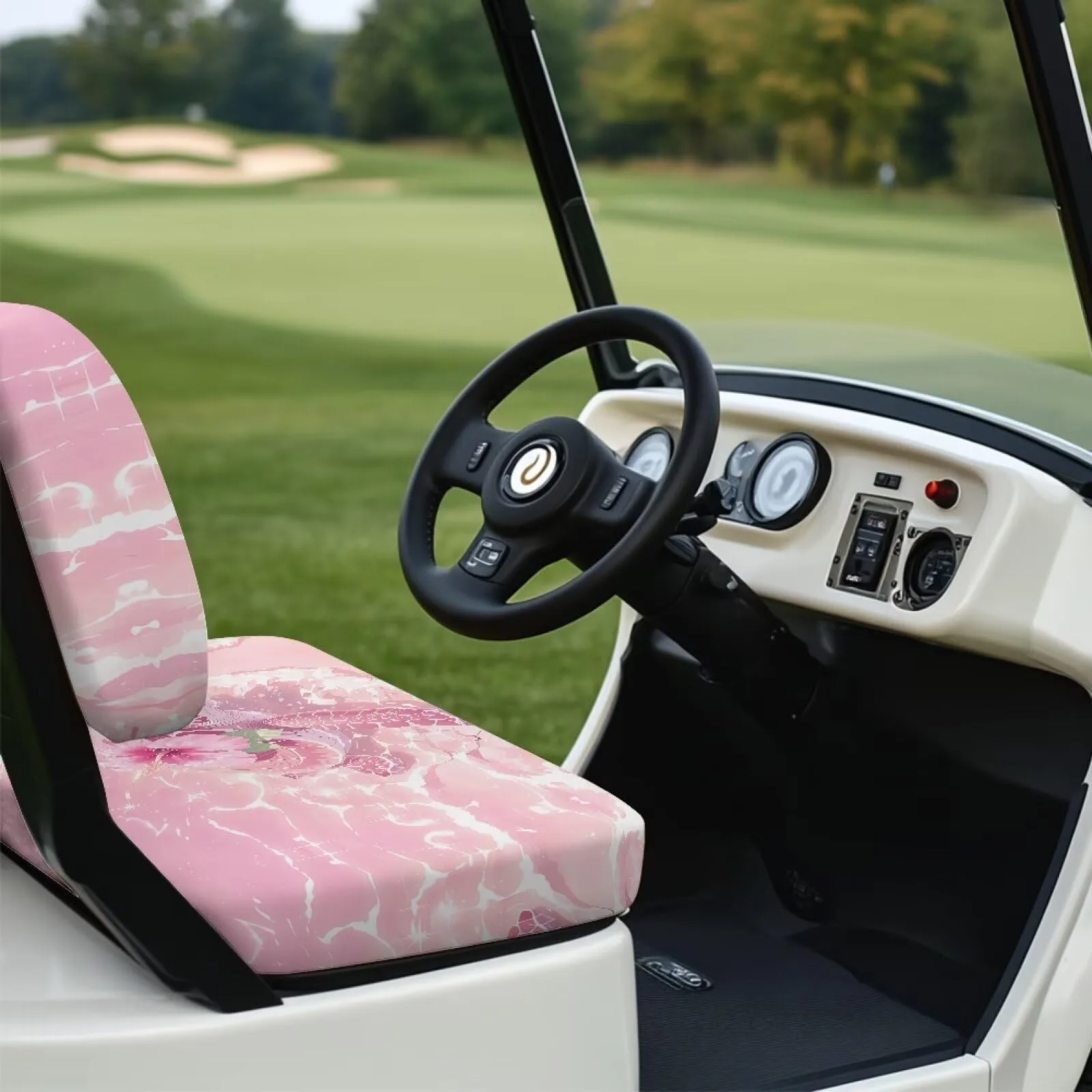 Knextrepoy Pink Sea Turtle Golf Cart Seat Covers image 4