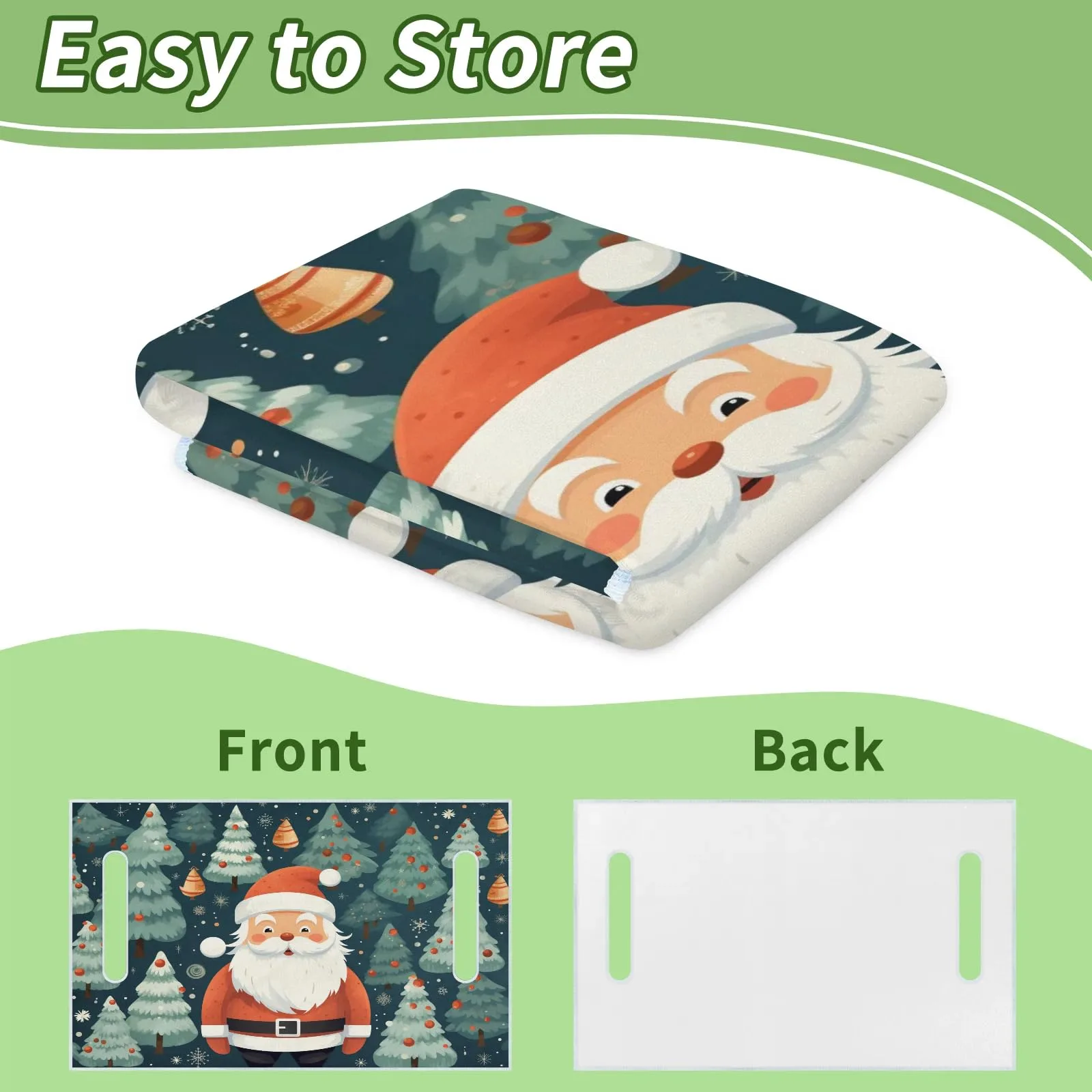 Tiveruda Santa Claus Golf Cart Seat Cover, 51 x 31 in image 4