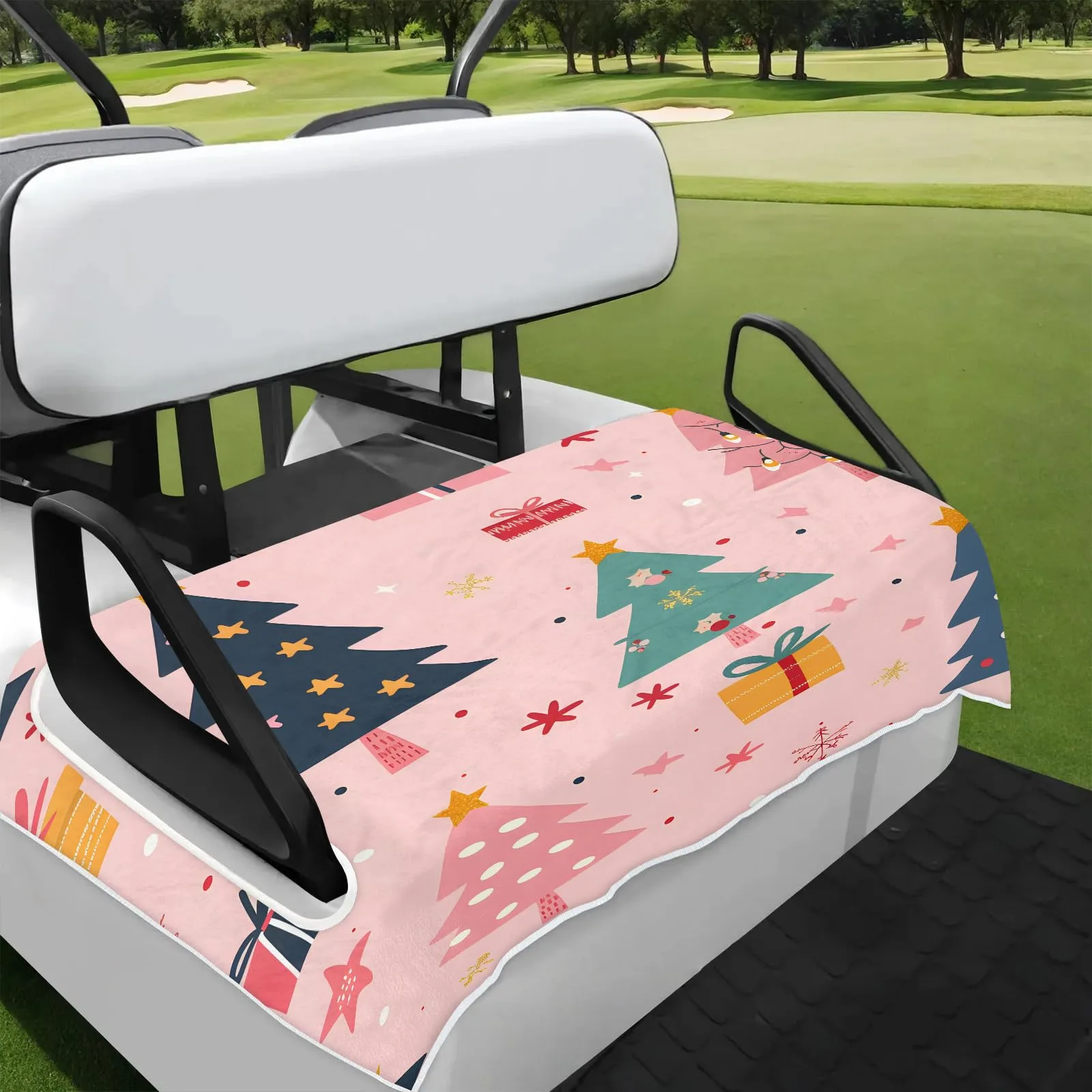 Tiveruda Golf Cart Seat Cover for Double Seats