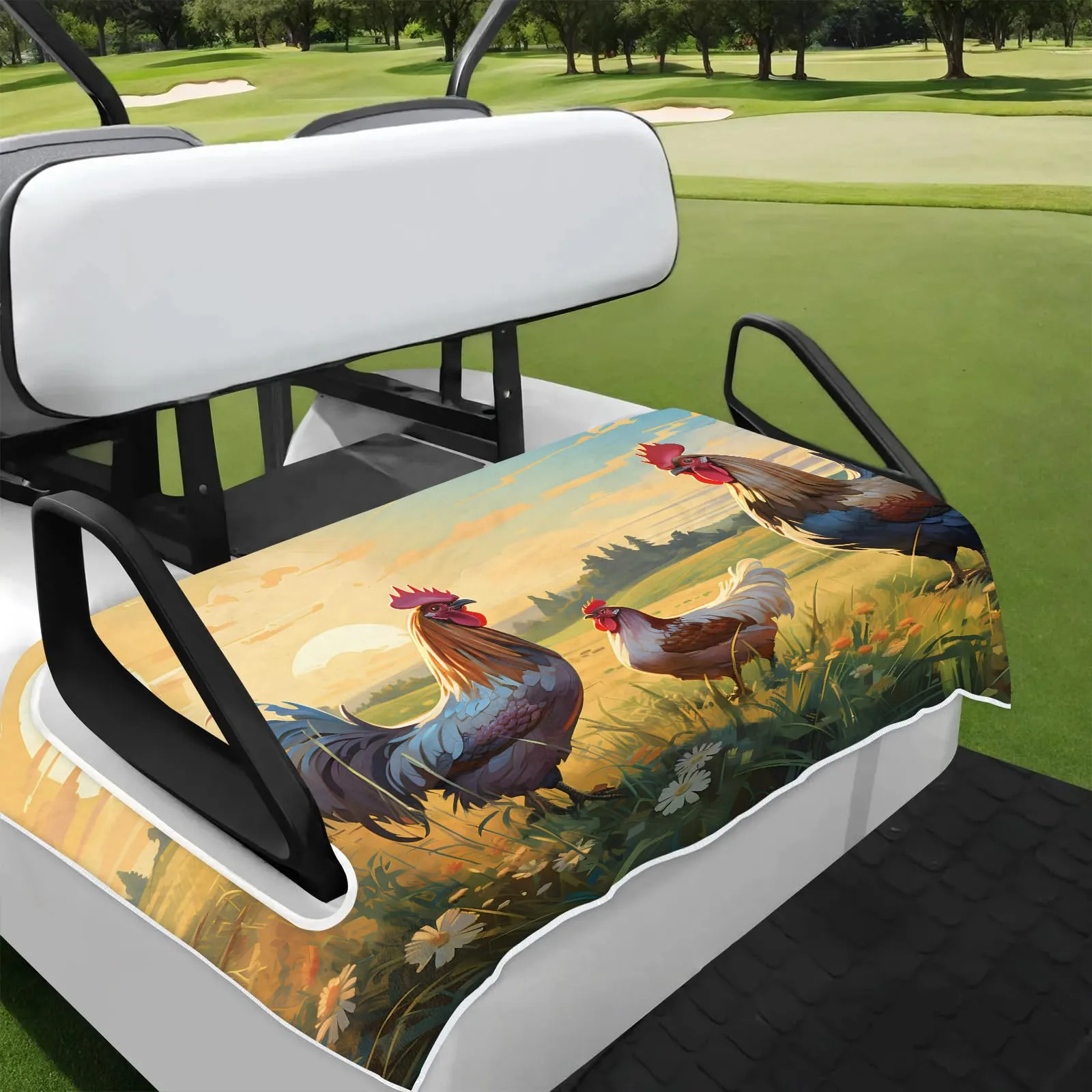 Tiveruda Golf Cart Seat Cover Blanket, 51 x 31 Inches