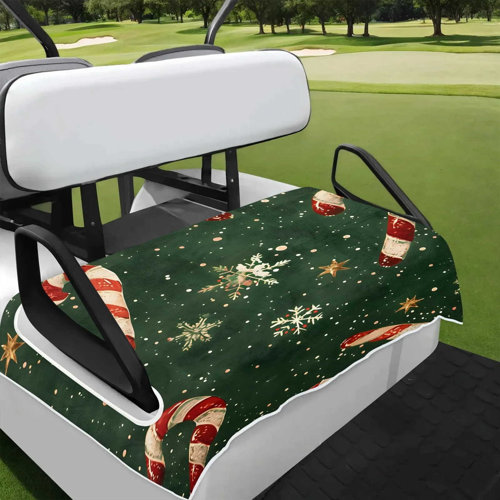 Tiveruda Golf Cart Seat Cover for Double Seats