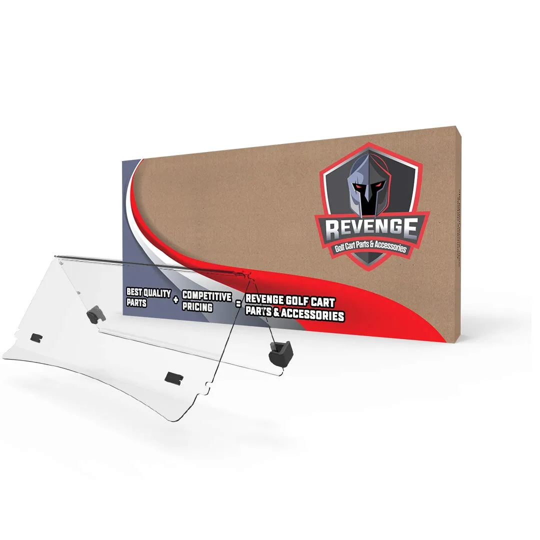 REVENGE Tinted Folding Windshield for Club Car 2004+