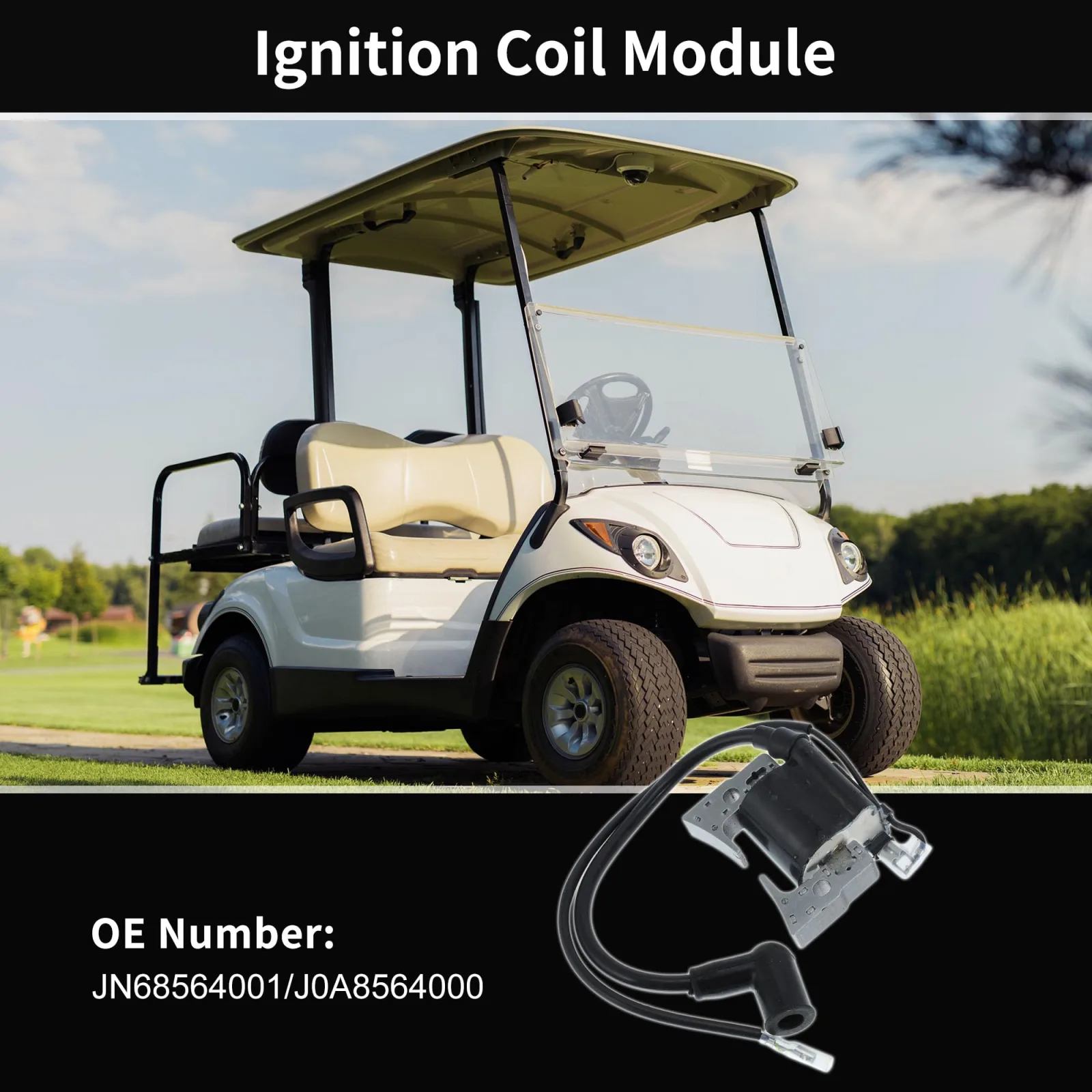 FUELHOOD Ignition Coil for Yamaha G16 and G22 Golf Carts image 3