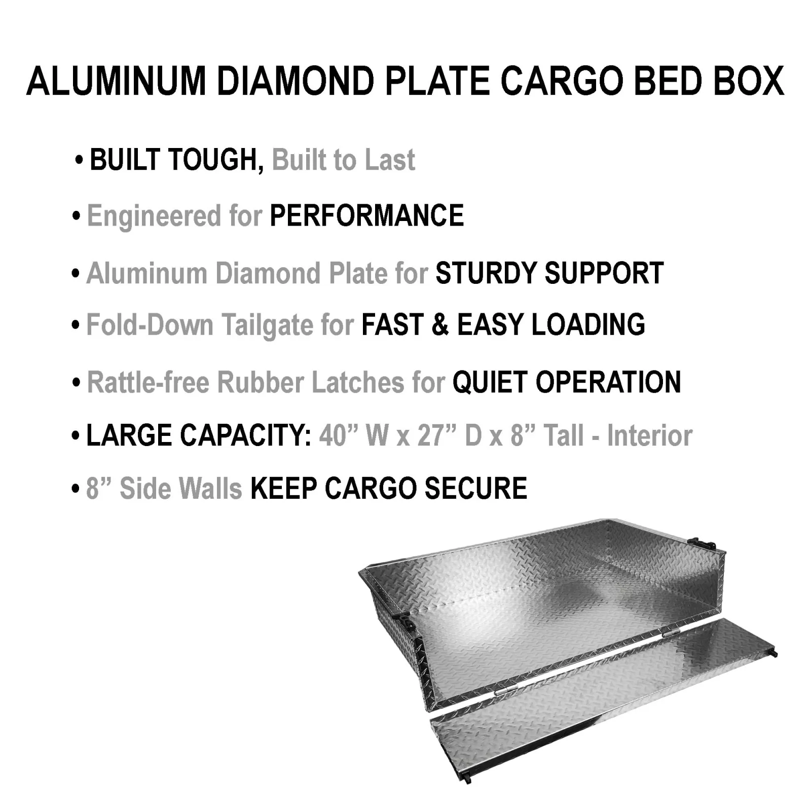 GTW 04-054 Cargo Box Kit for Club Car DS image 2